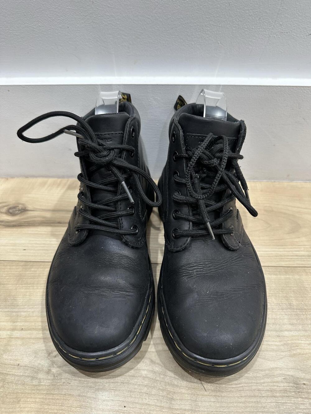 Dr. Martens Bonny Leather Boots Mens Size 6 Black Chukka Lace Up Ankle Casual